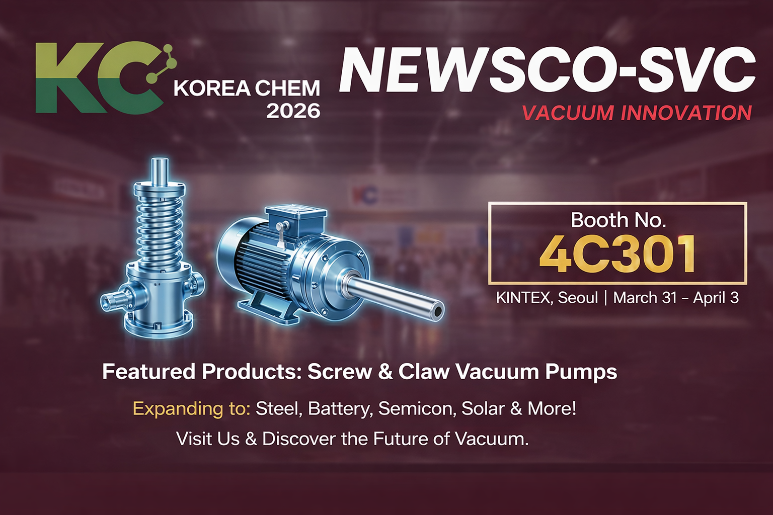 NEWSCO&SVC Successfully Concludes KOREA CHEM 2026